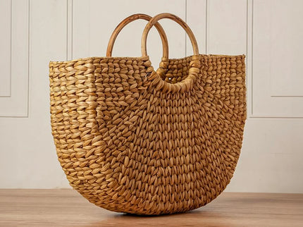Circle Handle Palm Tote