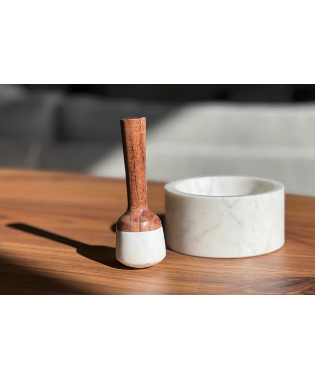 Marble Mortar & Pestle