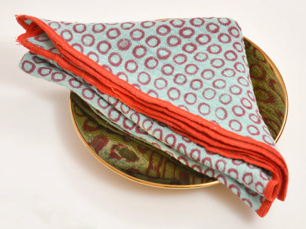 Punjabi Block Print Napkins - Set of 4