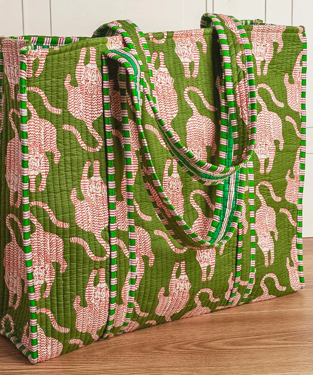 Quilted Feline Totes