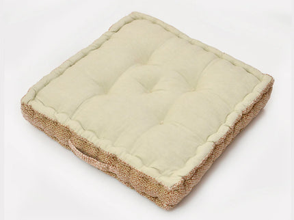 Block Print Meditation Cushion - Square