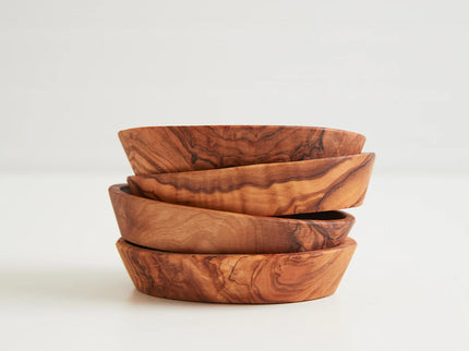 Italian Olivewood Aperitivo Bowls - Set of 4