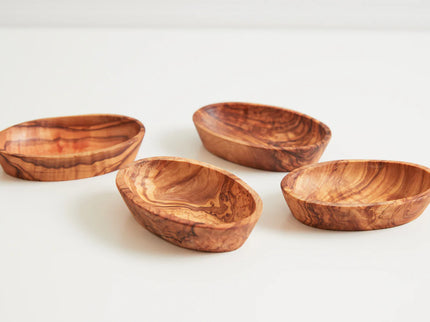 Italian Olivewood Aperitivo Bowls - Set of 4