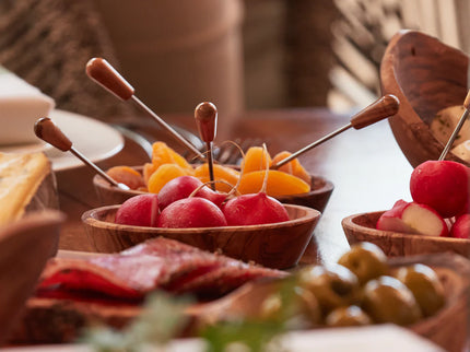 Italian Olivewood Aperitivo Bowls - Set of 4