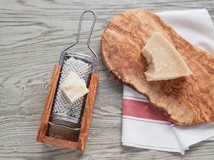 Italian Olivewood Parmesan Cheese Box Grater