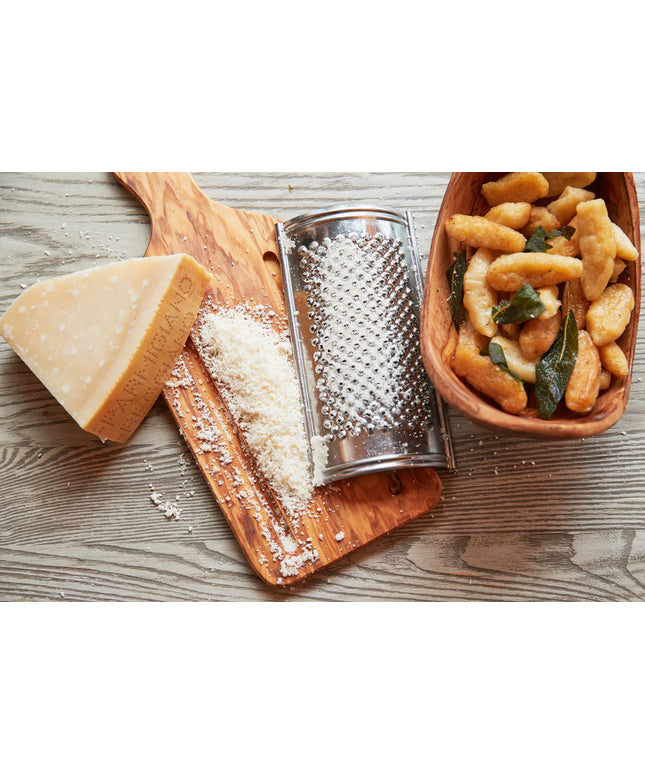 Italian Olivewood Parmesan Cheese Grater - Flat