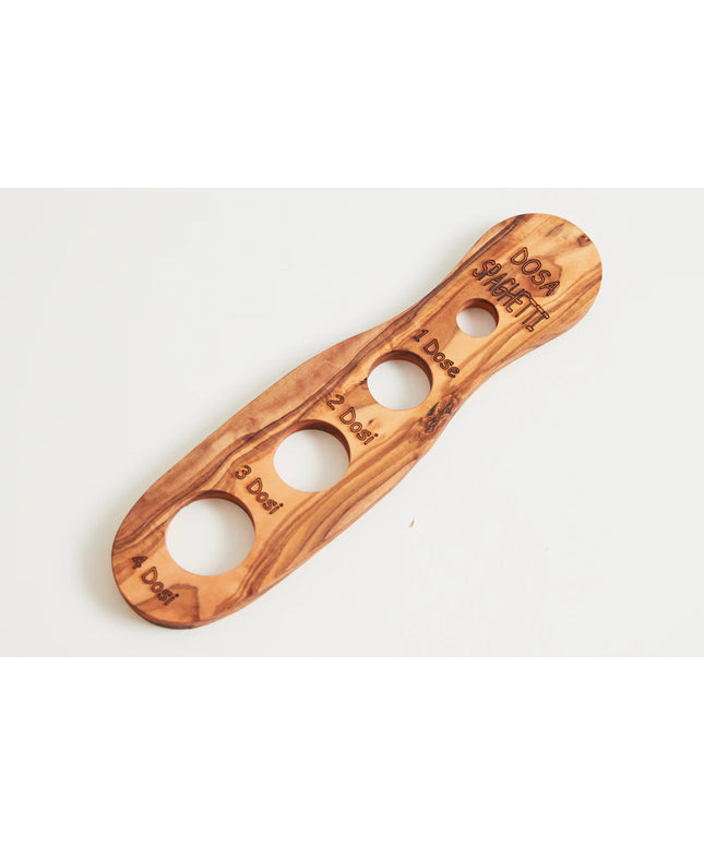 Italian Olivewood Spaghetti Measurer