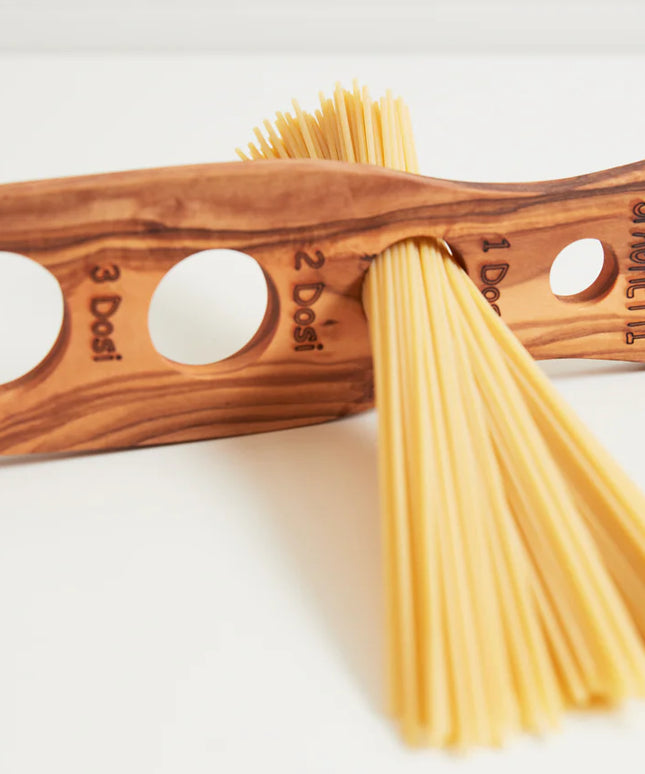 Italian Olivewood Spaghetti Measurer
