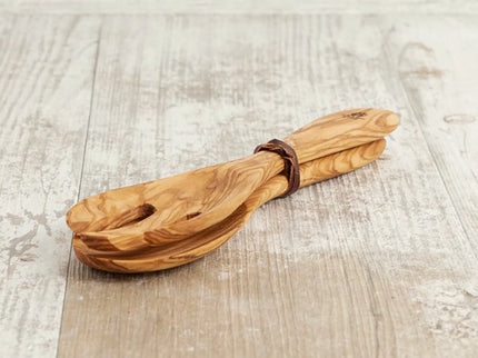 Italian Olivewood Salad Servers
