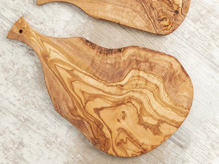 Italian Olivewood Charcuterie Board - with Paddle Handle