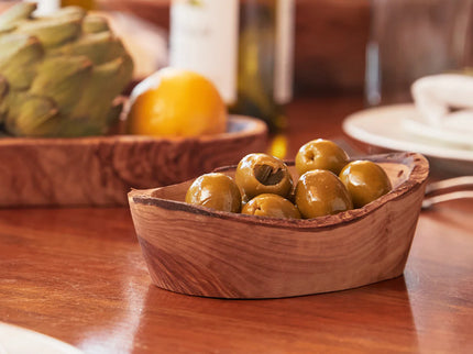 Italian Olivewood Serving Bowl