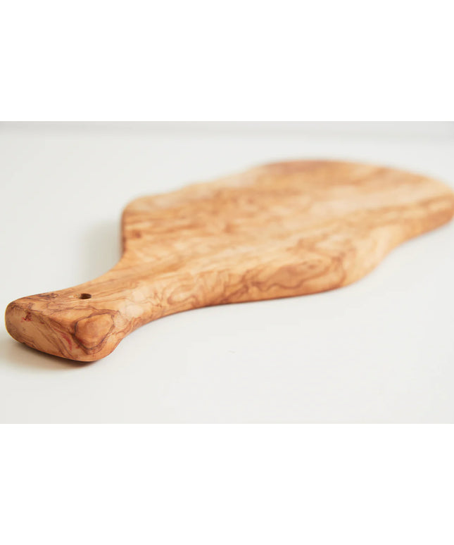 Italian Olivewood Charcuterie Board - with Paddle Handle