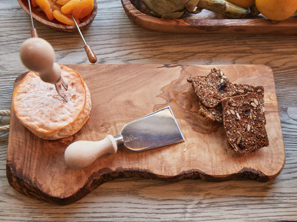 Italian Olivewood Charcuterie Board - Rope Handle