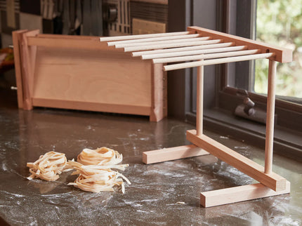 Italian Beechwood Collapsible Pasta Drying Rack