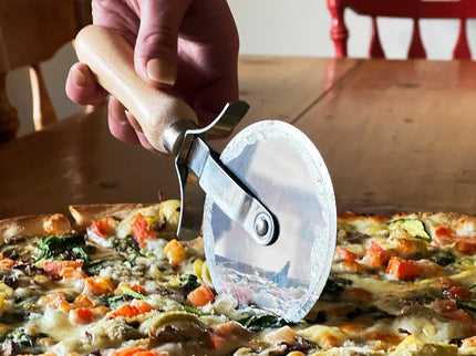 Italian Beechwood Pizza Slicer