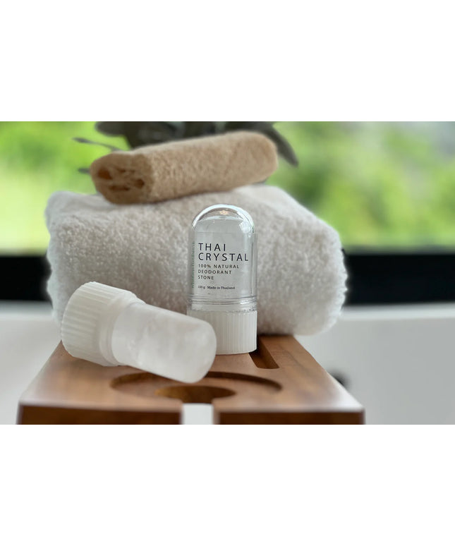 Thai Crystal Deodorant Stone - 100% Natural - Set of 2