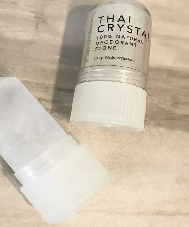 Thai Crystal Deodorant Stone - 100% Natural - Set of 2