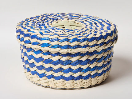 Mexican Woven Palm Tortilla Basket
