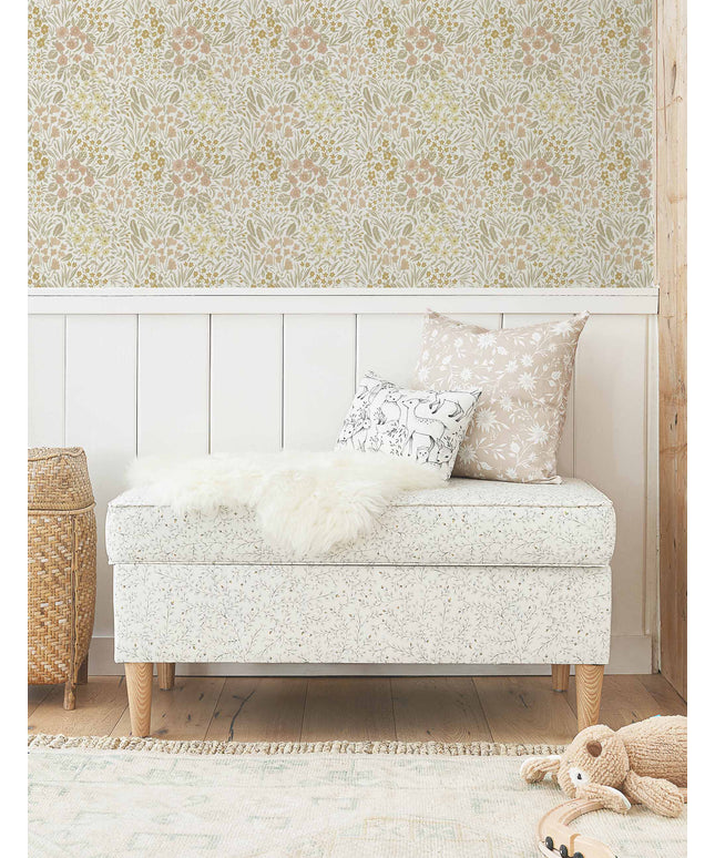 Floral Field Wallpaper