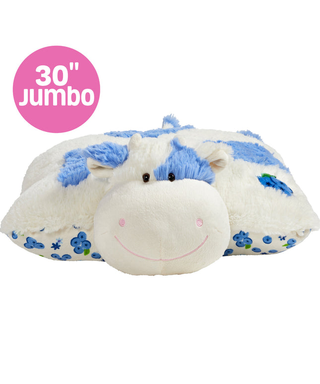Original Sweet Scented Blueberry Cow Jumbo 30" Plush Pillow Pet