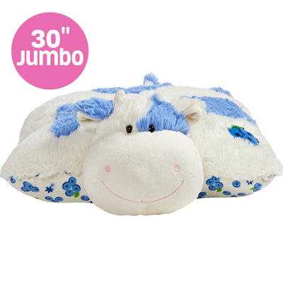 Original Sweet Scented Blueberry Cow Jumbo 30" Plush Pillow Pet