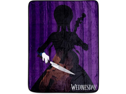 Wednesday Silhouette 45 x 60-in Throw Blanket