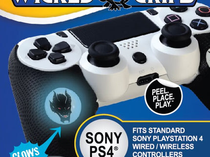 WickedGrips Pro Edition Controller Grips for Sony DualShock PlayStation 4 Controller 2 Pack with Thumb Grips