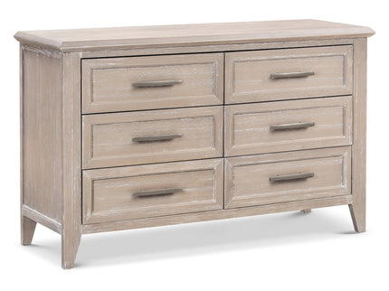 B14416SDB,Monogram by Namesake,Beckett 6-Drawer Dresser in Sandbar