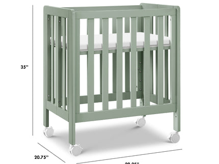 F11980LS,Carter's,Colby GROW 6-in-1 Convertible Bassinet to Crib in Light Sage