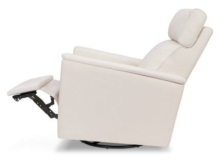 M17182PCMEW,Namesake,Willa Pro Power Glider Recliner w/ Power Lumbar in Performance Cream Eco-Weave