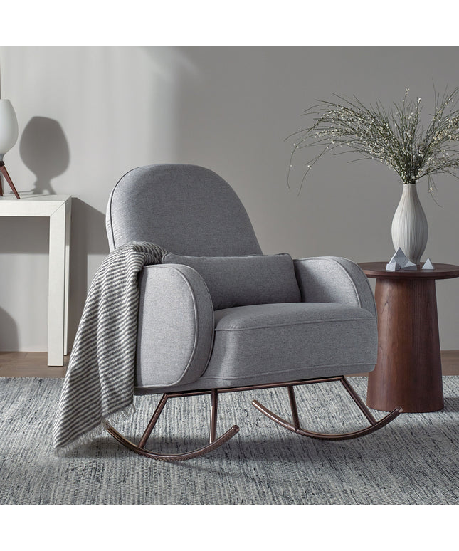 NW17087PGEW,Nursery Works,Compass Rocker in Performance Grey Eco-Weave