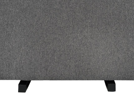 M13985GY,DaVinci,Davinci Universal Gliding Ottoman in Dark Grey Finish