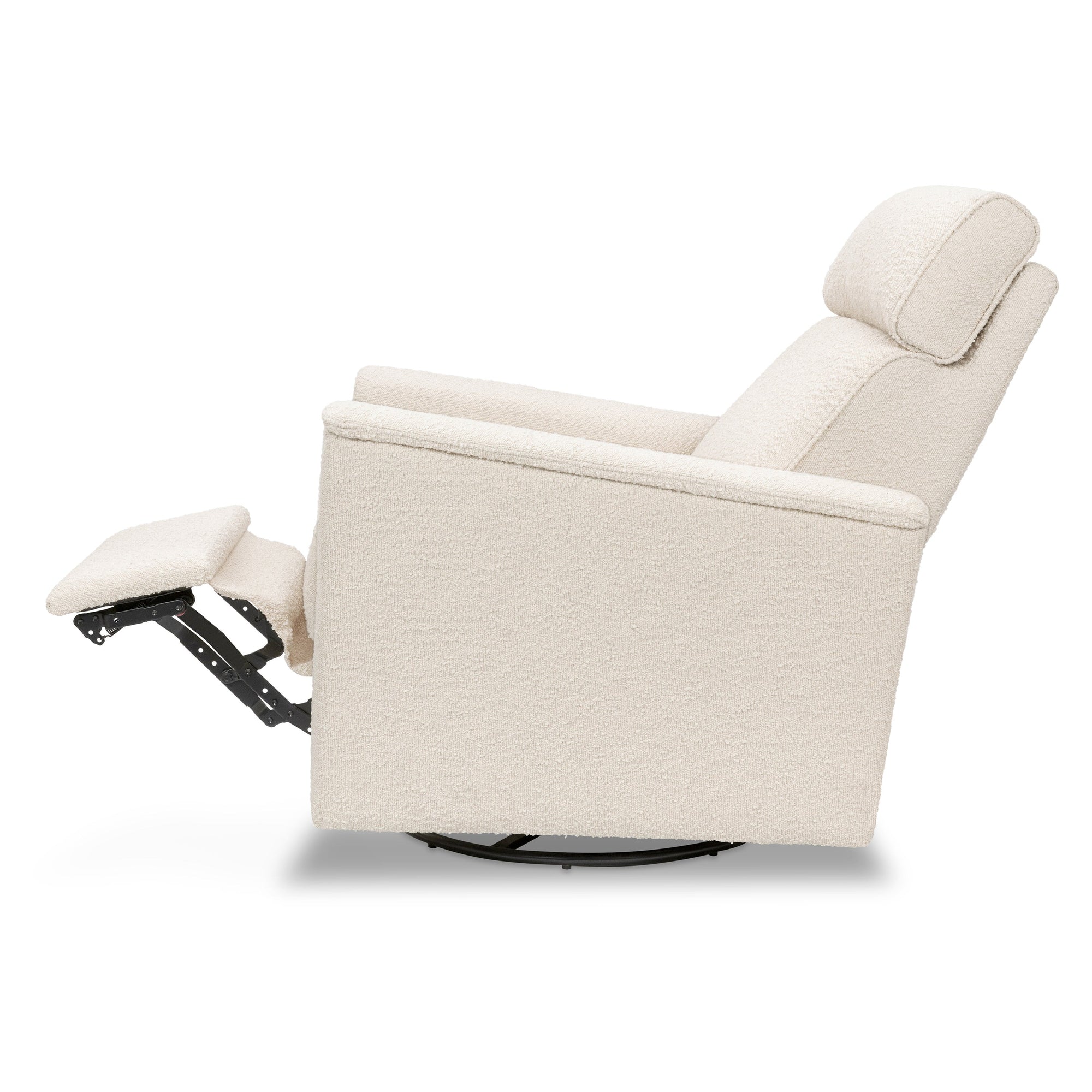 M17183PWB,Namesake,Willa Deluxe Power Glider Recliner w/Heat&Massage in Performance Ivory Boucle