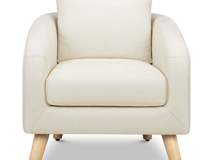 M30703VNLF,DaVinci,Nina Kids Chair in Vanilla with Light Wood Feet