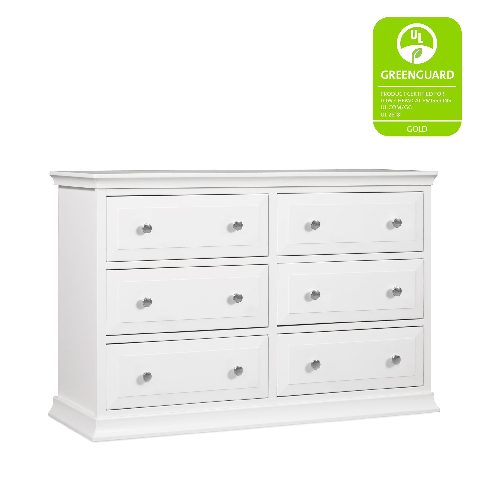 M4426W,DaVinci,DaVinci Signature 6-Drawer Double Dresser in White