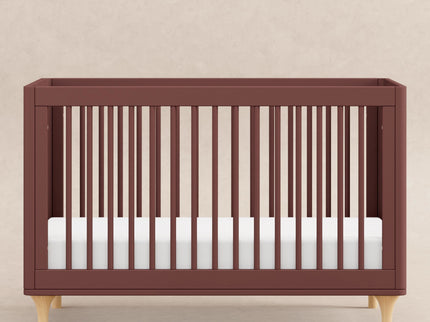 M9001CRN,Babyletto,Lolly 3-in-1 Convertible Crib w/Toddler Bed Conversion in Crimson/Natural