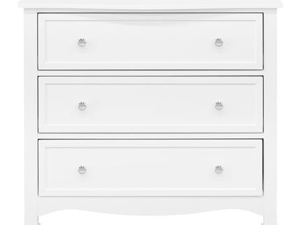 M5523W,DaVinci,Kalani 3-Drawer Dresser in White Finish