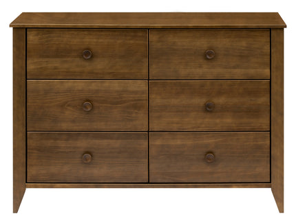 M10326NL,Babyletto,Sprout 6-Drawer Double Dresser in Natural Walnut