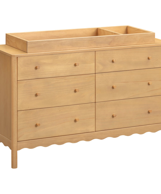 M27916HY,Swell 6-Drawer Assembled Dresser in Honey