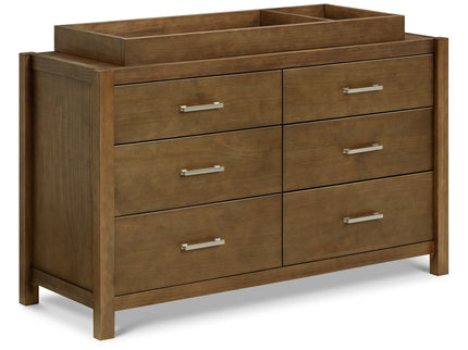 B26416LDF,Monogram by Namesake,Hemsted 6-Drawer Assembled Dresser in Walnut Driftwood