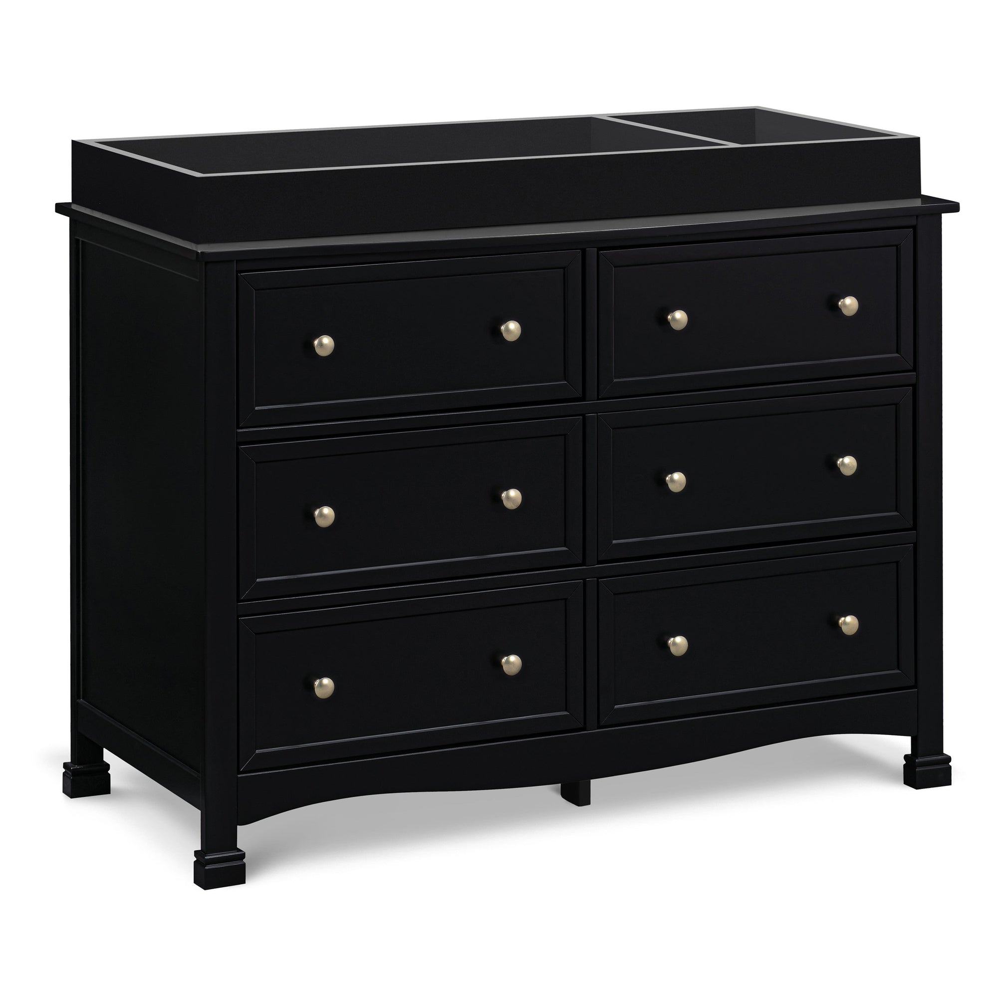 M5529E,DaVinci,Kalani 6-Drawer Double Wide Dresser in Ebony