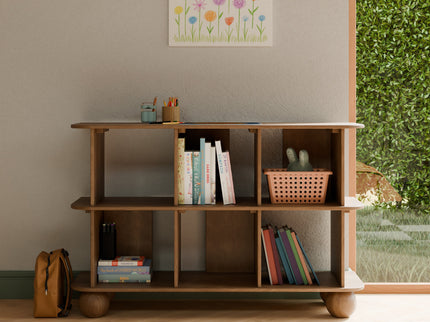M31811NL,Babyletto Kids,Crosby Open Bookcase in Natural Walnut