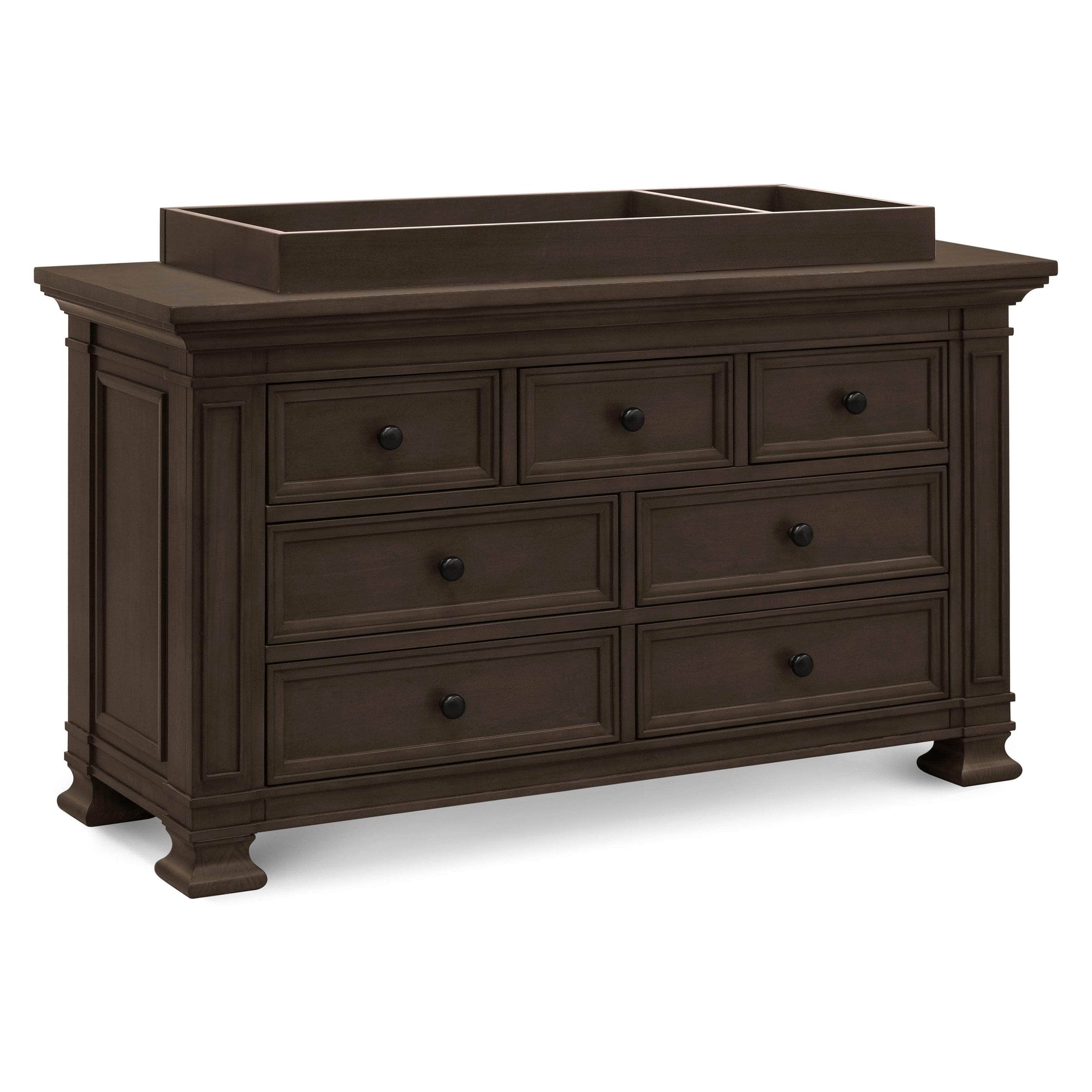 M7616TR,Monogram by Namesake,Classic Double-Wide Dresser in Truffle