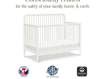 M7141RW,Namesake,Liberty 4-in-1 Convertible Spindle Crib in Warm White