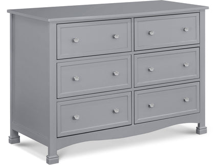 M5529G,DaVinci,Kalani 6-Drawer Double Wide Dresser in Grey Finish