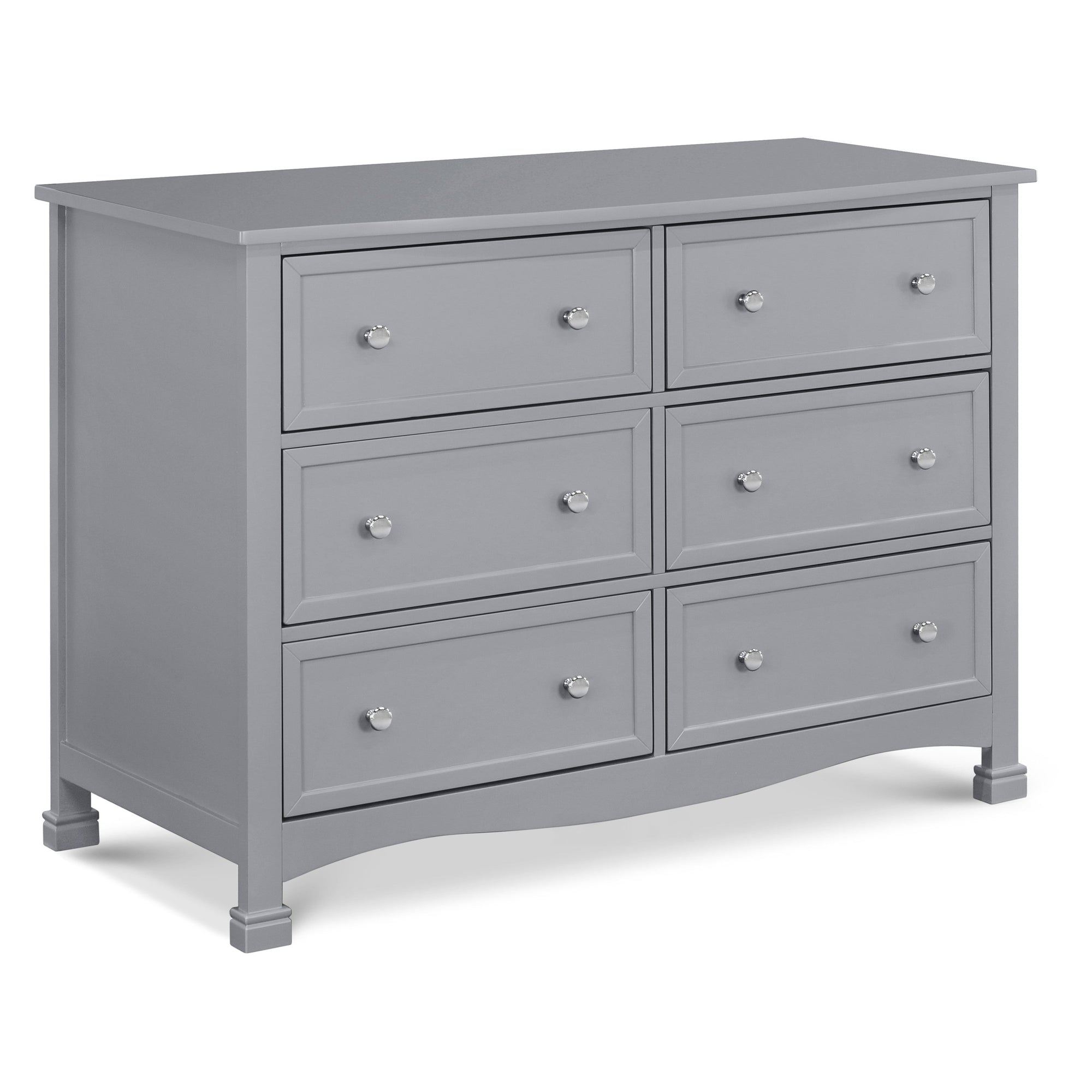 M5529G,DaVinci,Kalani 6-Drawer Double Wide Dresser in Grey Finish