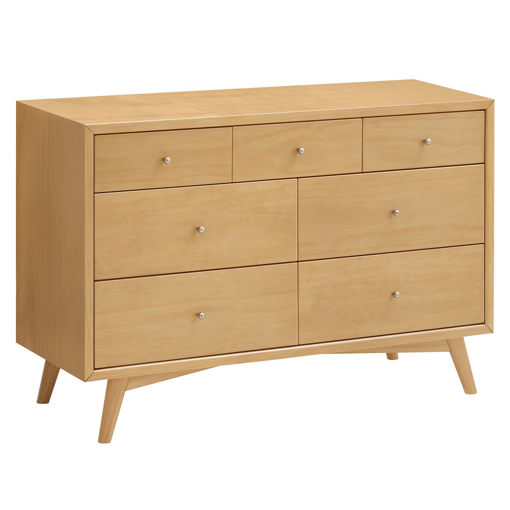 M15916HY,Palma 7-Drawer Double Dresser  Assembled in Honey