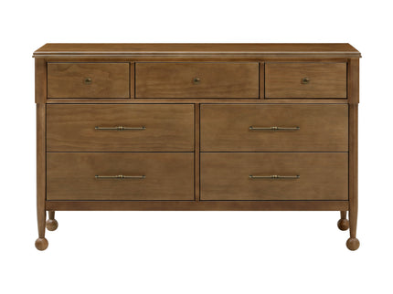 M31416NL,Namesake,Alouette 7-Drawer Assembled Dresser in Natural Walnut