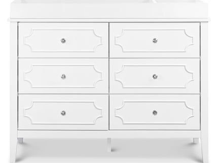 M11426W,DaVinci,Chloe Regency 6-Drawer Dresser in White