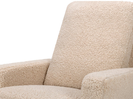 M22287CSG,Namesake,Crewe Recliner and Swivel Glider in Chai Shearling